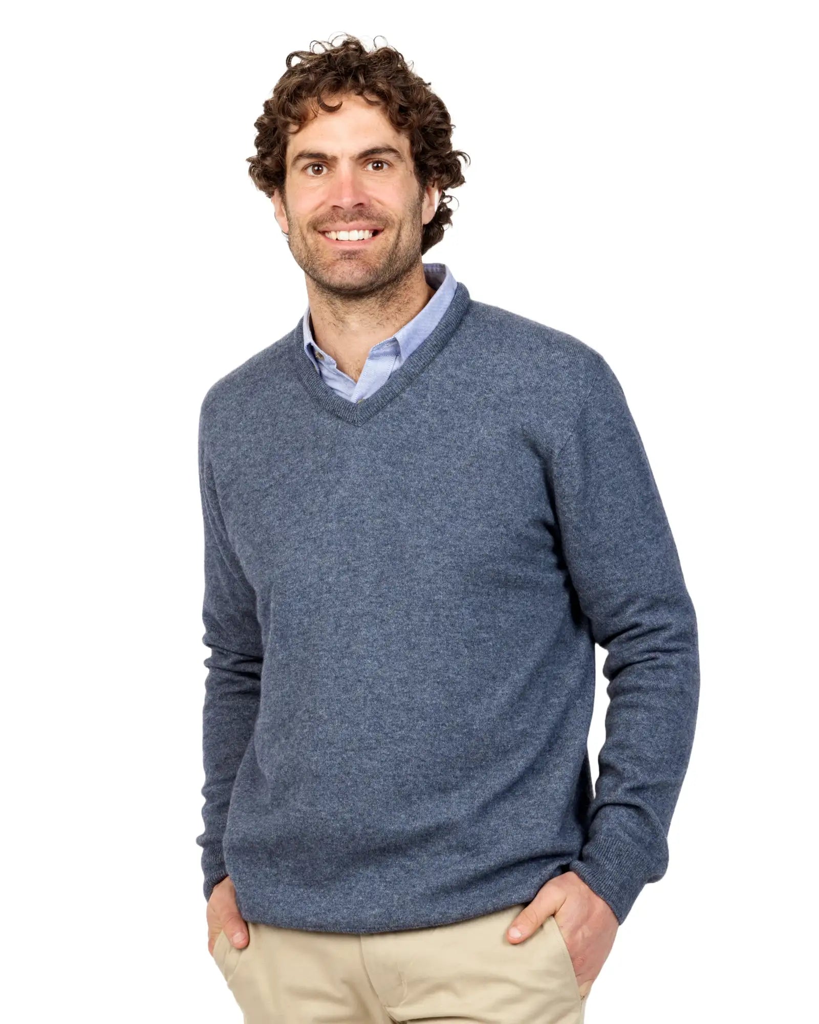 Weekend Specials to Celebrate Sky Men's Possum Merino Plain Sweater - NB121