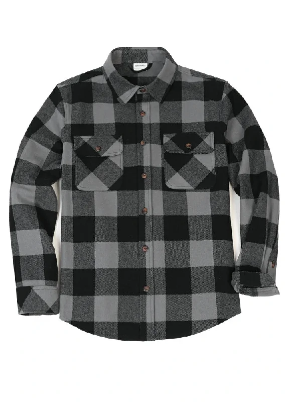 Men's Stalwart Heavyweight Flannel Shirts,10.6oz,Relaxed Fit