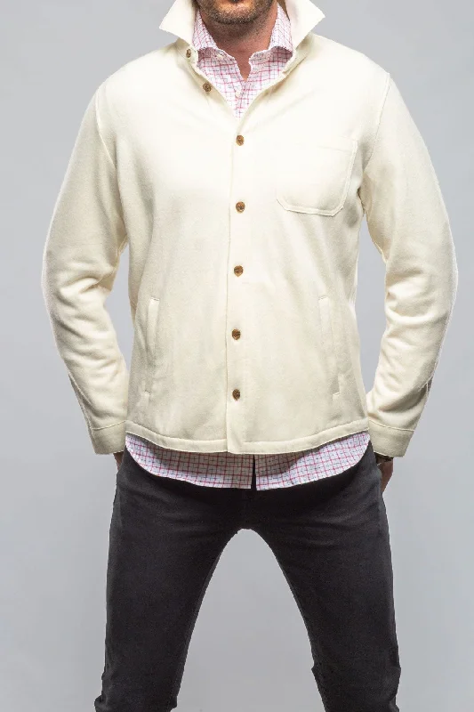 Sooter Cashmere Shirt in White