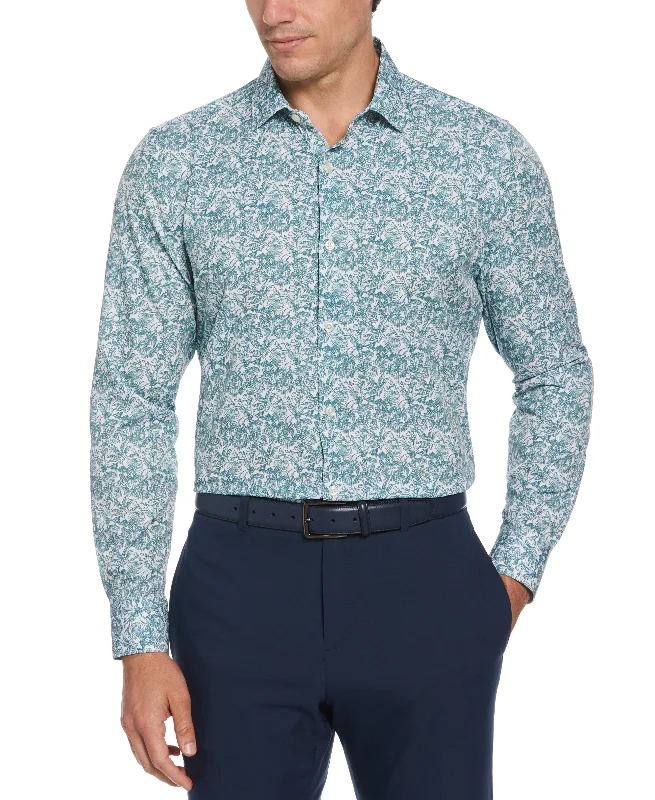 Slim Fit Total Stretch Floral Print Shirt