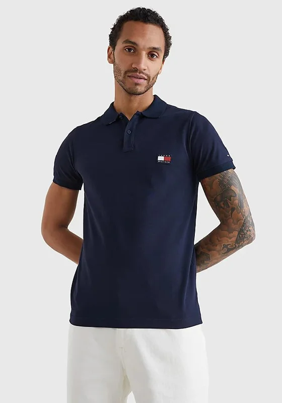 Tommy Hilfiger Slim Fit Logo Polo Shirt, Desert Sky