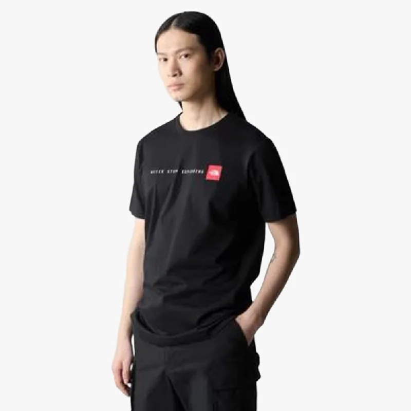 North Face Mens Never Stop Exploring Short Sleeve Tee Black