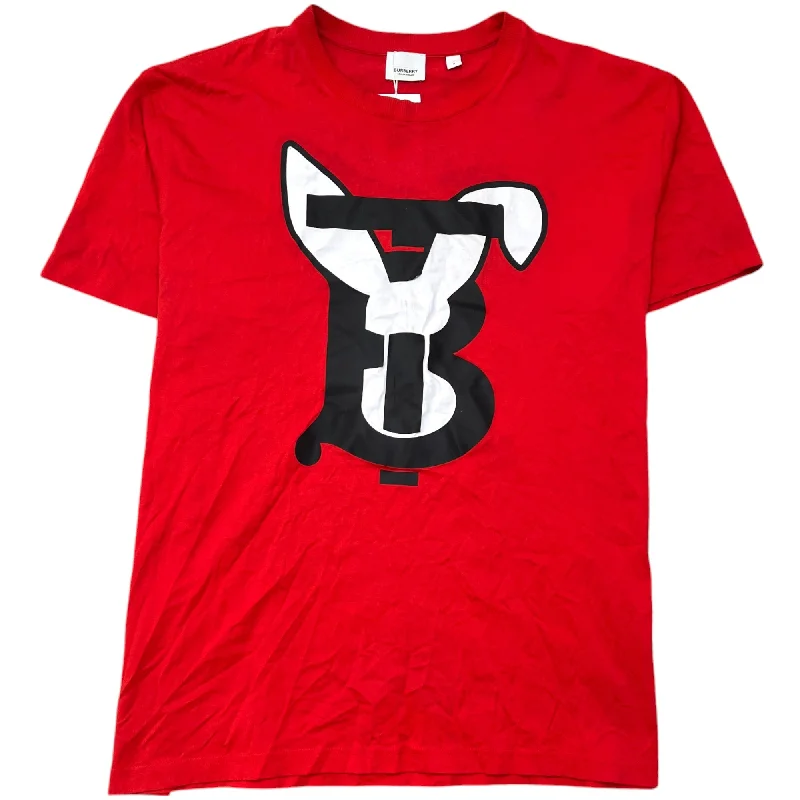 Massive Deals Men's Logo Print T-Shirt Red Size L