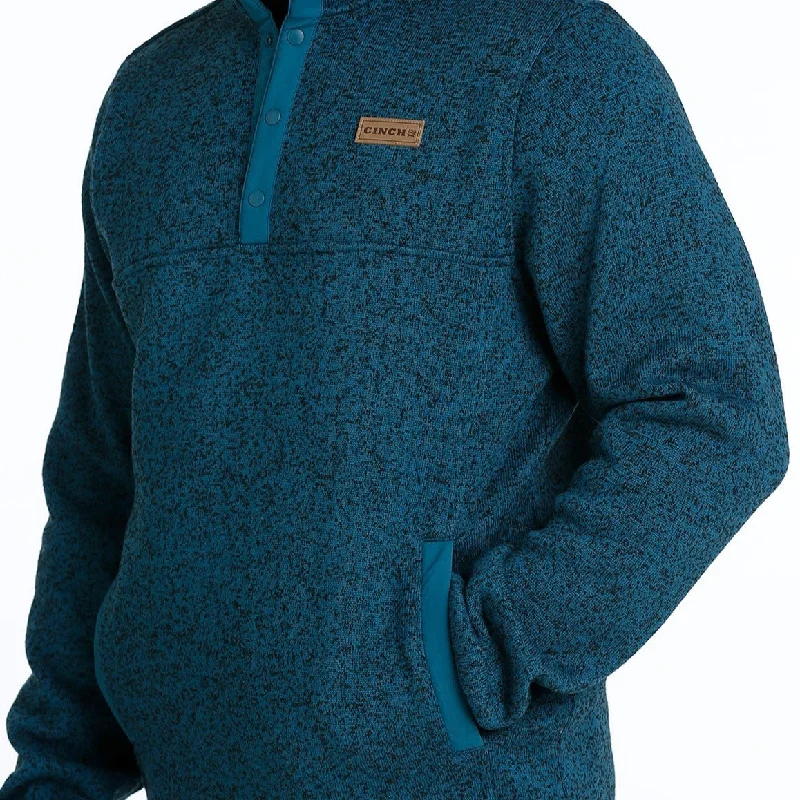 Weekend Deals That Dazzle Cinch Men's Teal Quarter Snap Pullover
