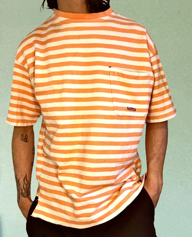 Today's Special Nautica Distressed Heavyweight Knit Tee [1990s, medium]