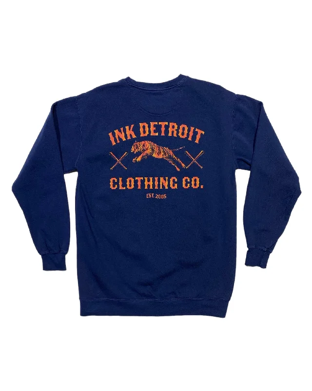 Ink Detroit Clothing Co. Tiger - Pigment Dyed - Navy