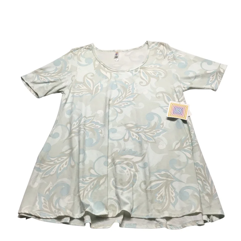 Weekend Offers You Can't Ignore Top Short Sleeve By Lularoe In Paisley Print, Size: Xl