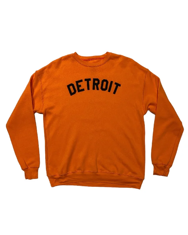 Ink Detroit Crewneck Sweatshirt - Orange