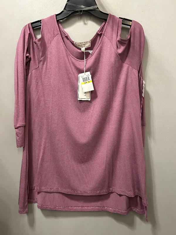 Weekend Deals to Make You Happy Top Long Sleeve By No Comment In Purple, Size: M