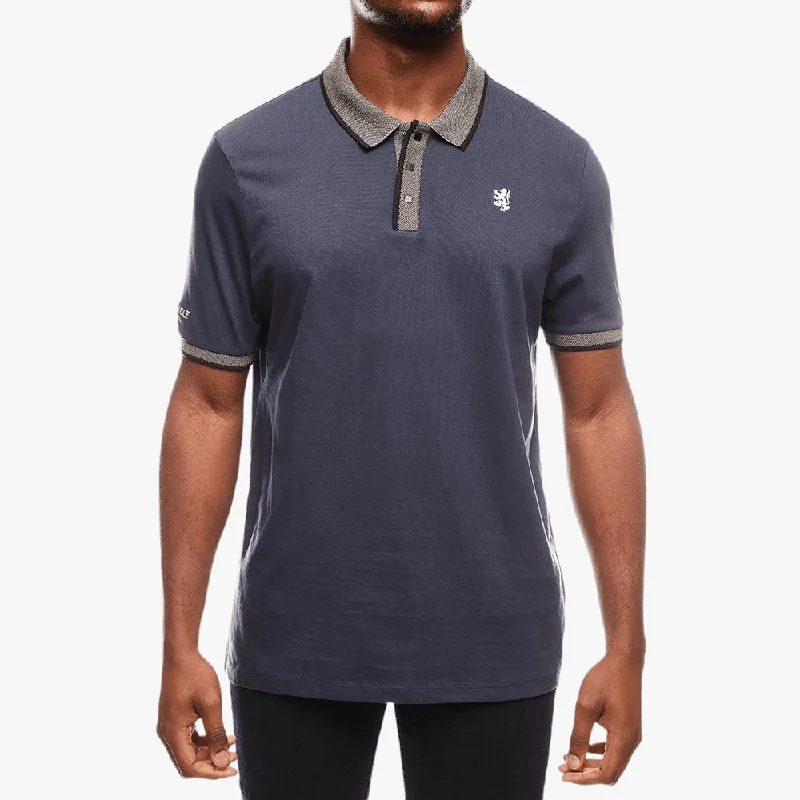 Friends and Family Sale Pringle Mens Single Jersey Short Sleeve Core Golfer Navy
