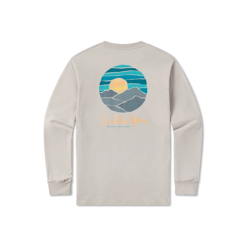 Anniversary Sale Paper Mountains Tee - Long Sleeve