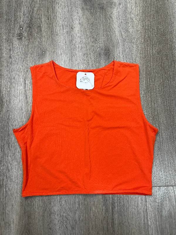 Weekend Offers That Thrill Athletic Bra By Mono B In Orange, Size: L