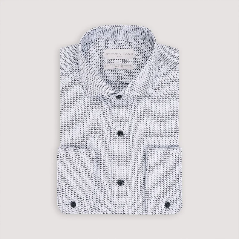 Weekend Specials to Indulge In The Oliver Dress Shirt | Semi Spread Collar | Angled French Cuff | 100% Cotton