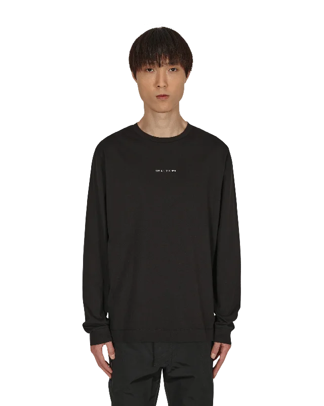 Hot Buy Graphic Longsleeve T-Shirt Black