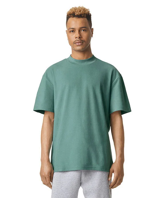 Weekend Savings Spree 1PQ - American Apparel Unisex Mockneck Pique T-Shirt