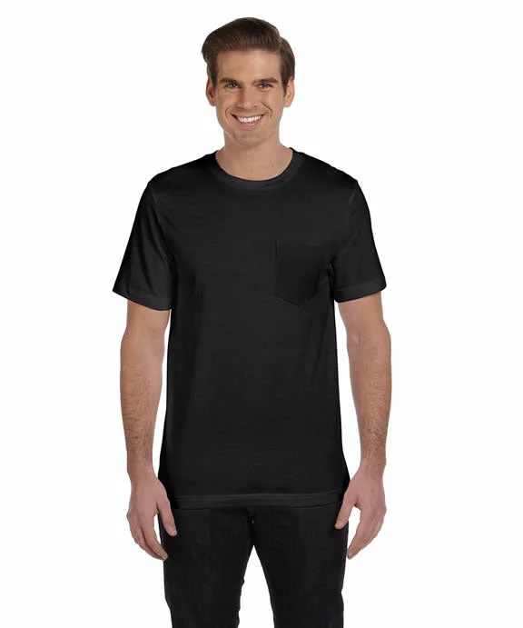 Stock Clearance 3021 - Bella + Canvas Mens Jersey Short-Sleeve Pocket T-Shirt