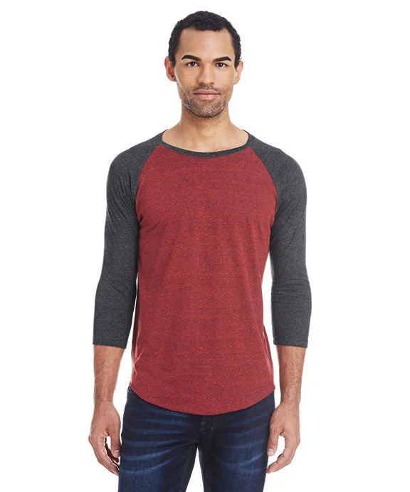Great Bargains 302G - Threadfast Apparel Unisex Triblend 3/4-Sleeve Raglan