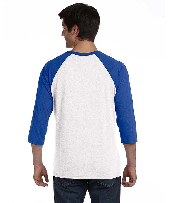 Act Fast 3200 - Bella + Canvas Unisex 3/4-Sleeve Baseball T-Shirt