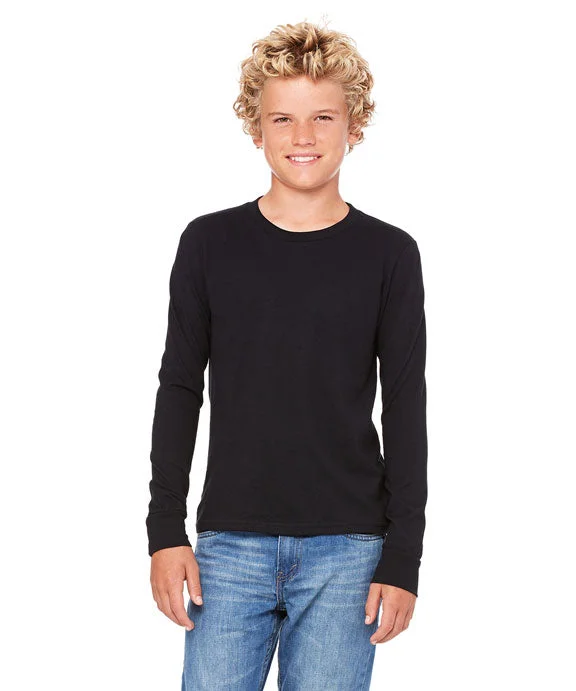 Clearance Sale 3501Y - Bella + Canvas Youth Jersey Long Sleeve T-Shirt