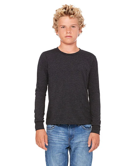 Today's Deal 3513Y - Bella + Canvas Youth Triblend Long-Sleeve T-Shirt