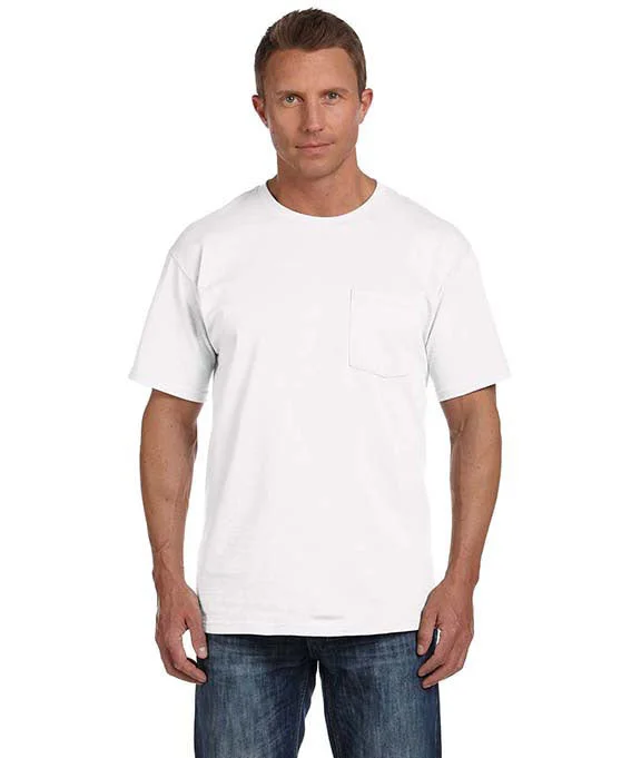 Crazy Savings 3930P - Fruit of the Loom 100% Heavy Cotton HD® Pocket T-Shirt