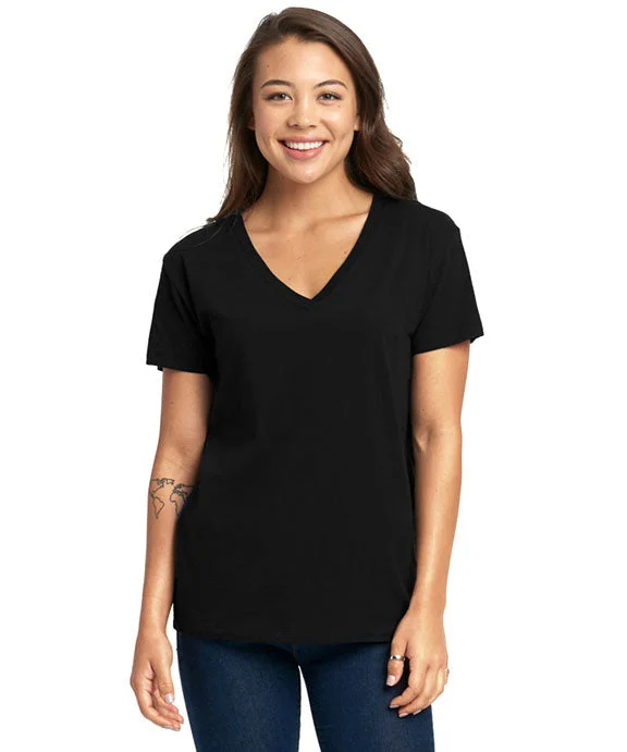 Amazing Deals 3940 - Next Level Ladies Relaxed Fit V-Neck T-Shirt