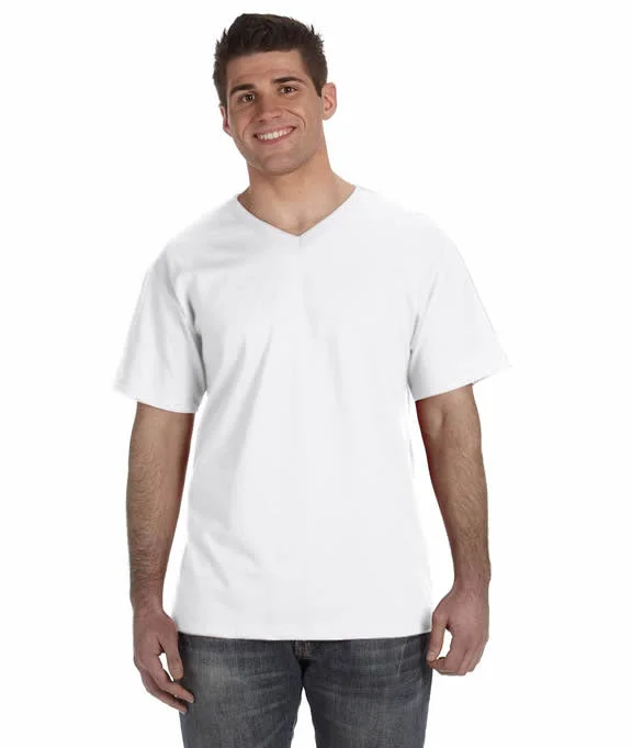 Today Only 39VR - Fruit of the Loom Mens 100% Heavy Cotton HD® V-Neck T-Shirt
