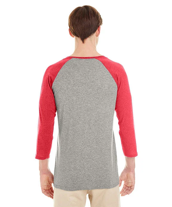 Don't Delay 601RR - Jerzees Adult 4.5 oz. TRI-BLEND Baseball Raglan