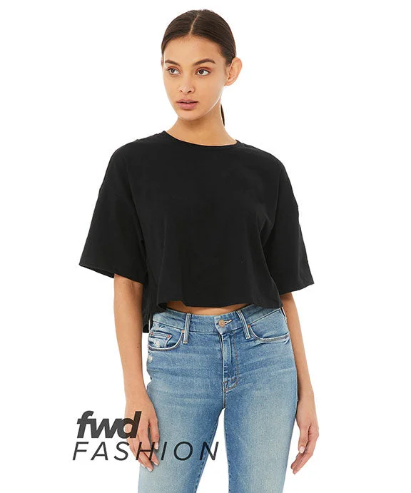 Price Smash 6482 - Bella + Canvas FWD Fashion Ladies Jersey Cropped T-Shirt
