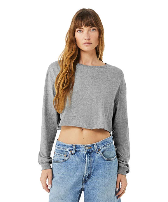 Don't Wait 6501B - Bella + Canvas FWD Fashion Ladies Cropped Long-Sleeve T-Shirt