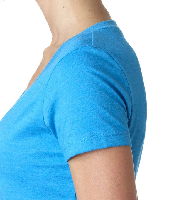 Early Access 6640 - Next Level Ladies The CVC Deep V-Neck T-Shirt