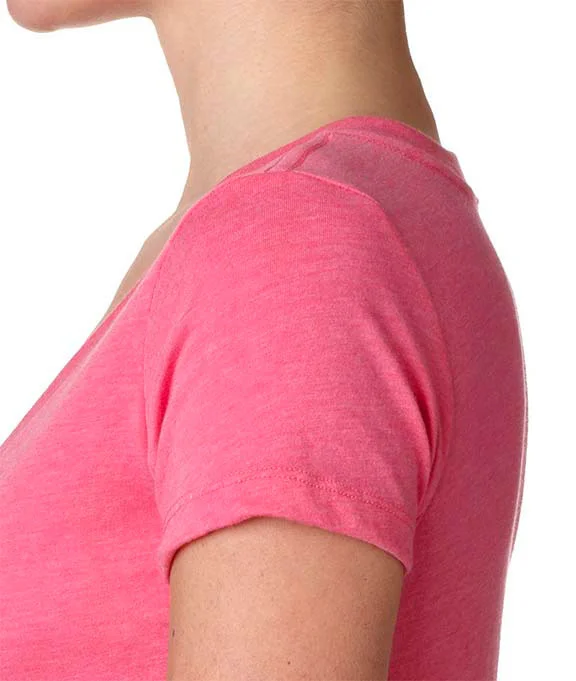 Weekend Special 6740 - Next Level Ladies Tri-Blend Deep V-Neck T-Shirt