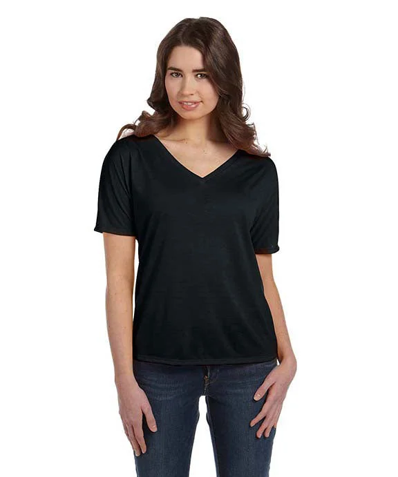 Shop and Save 8815 - Bella + Canvas Ladies Slouchy V-Neck T-Shirt