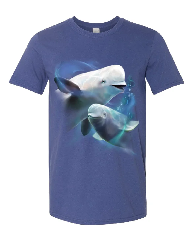 Markdowns Adult Beluga Whale T-Shirt