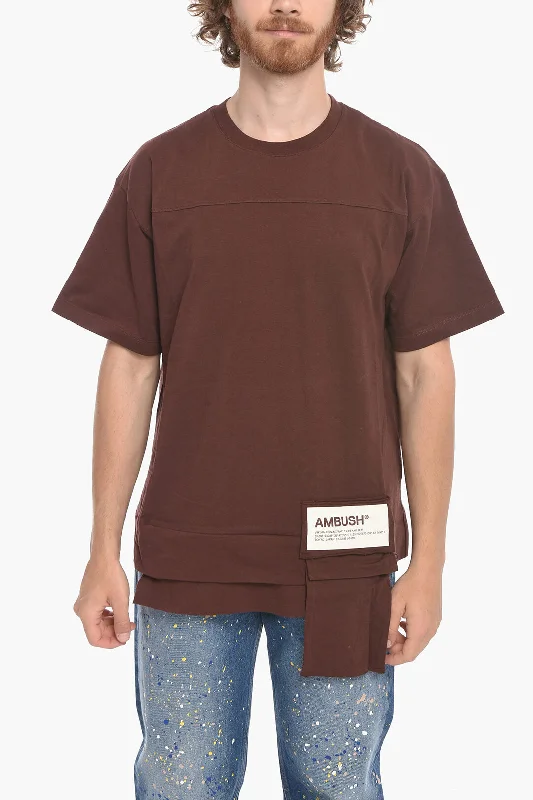 Ambush Crew Neck WAIST POCKET Cotton T-Shirt