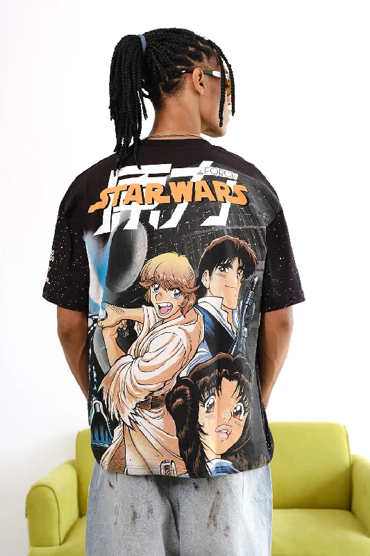 Amazing Deals Anime Star Wars Oversized T-shirt