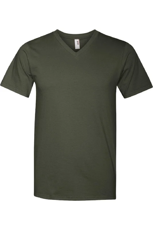 Big Discounts Anvil Lightweight V-Neck T-Shirt