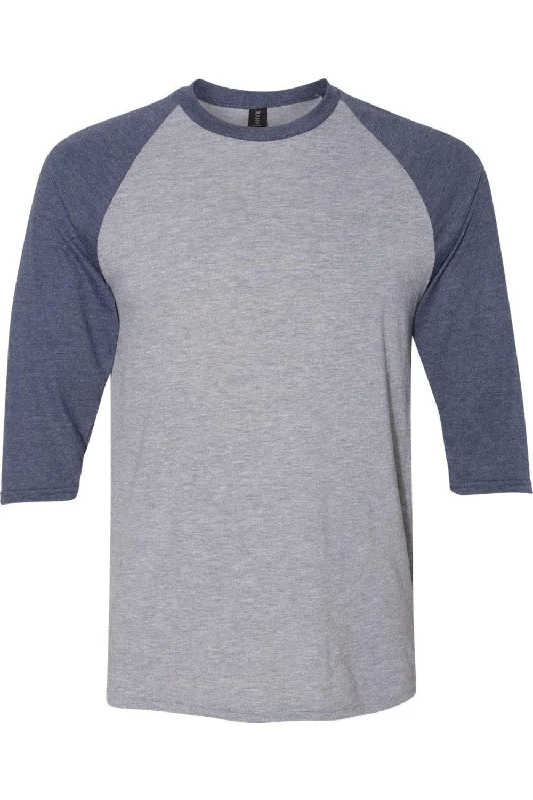 Final Clearance Anvil Triblend Raglan Three-Quarter Sleeve T-Shirt