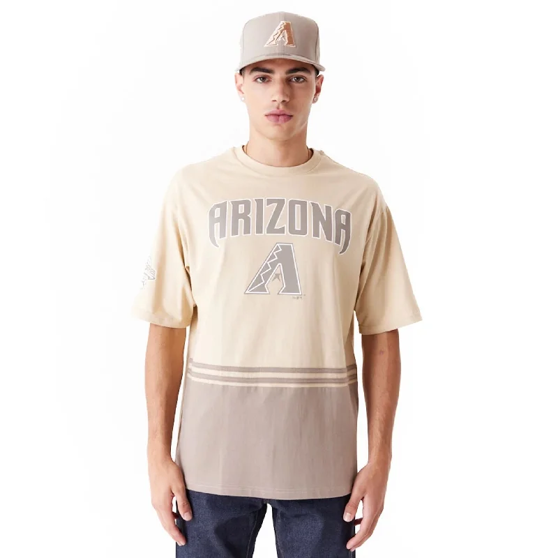 Arizona Diamondbacks World Series Light Beige Oversized T-Shirt