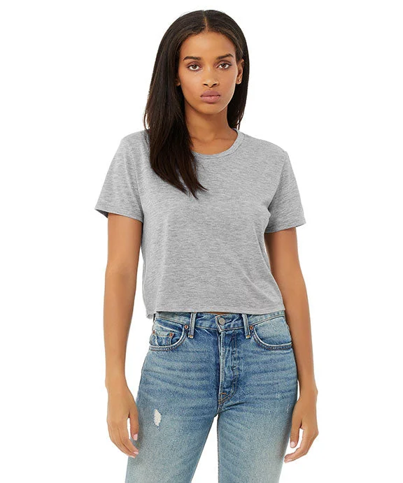 Price Drop B8882 - Bella + Canvas Ladies Flowy Cropped T-Shirt