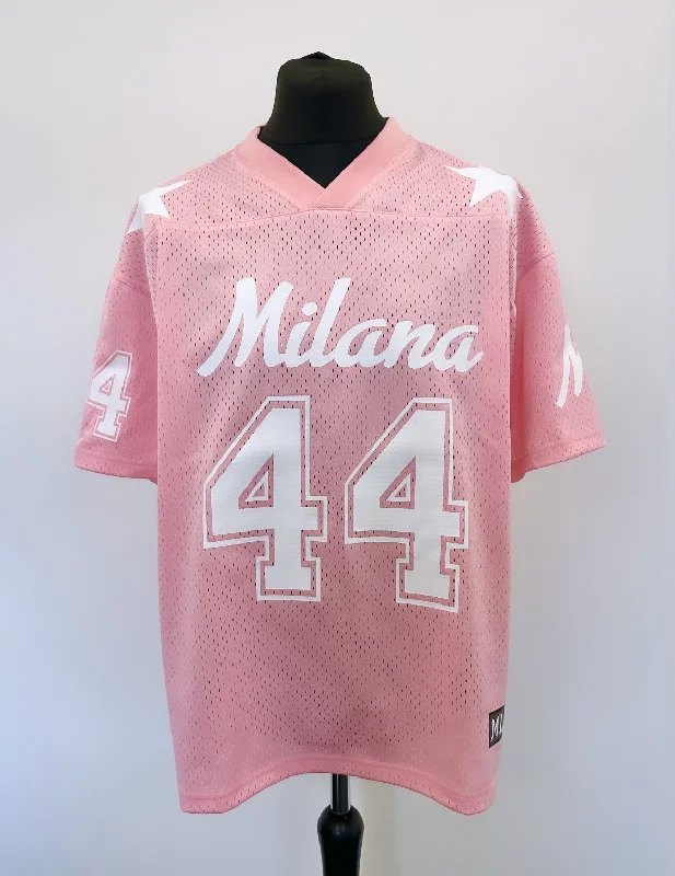 Baby Pink Mesh Jersey.