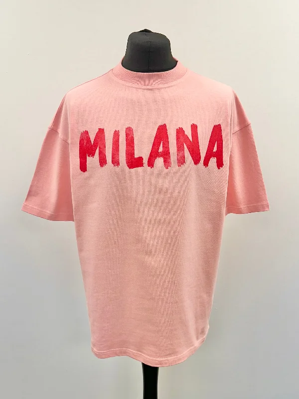 Baby Pink Paint Heavyweight T-shirt.