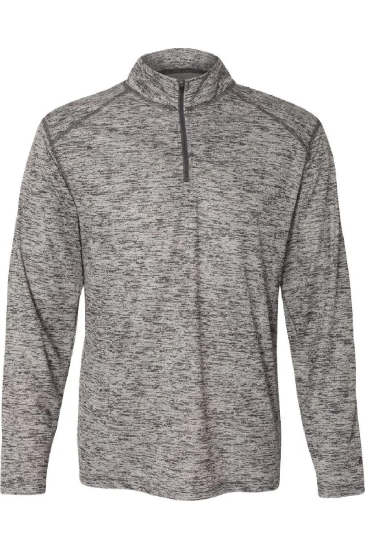Crazy Savings Badger Tonal Blend Quarter-Zip Pullover