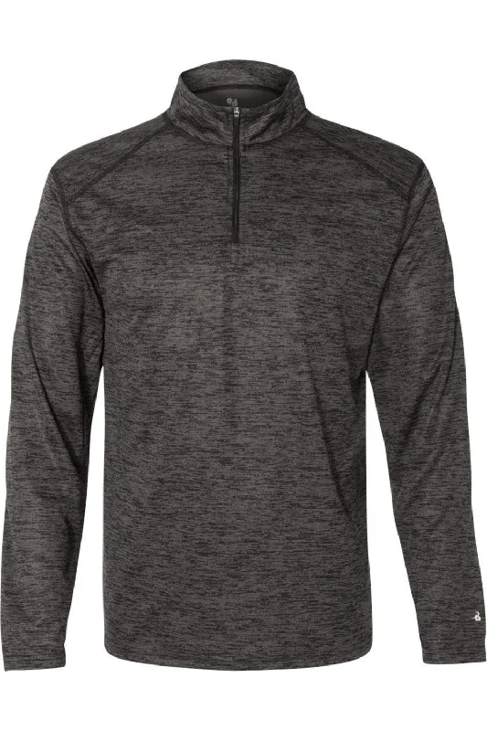 Top Pick Badger Tonal Blend Quarter-Zip Pullover