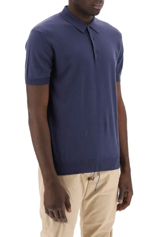 Baracuta Cotton Knit Polo Shirt