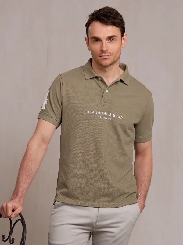 Online Specials Beadon Men's Polo Shirt - Olive