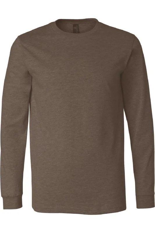 New Markdowns BELLA + CANVAS Heather CVC Long Sleeve Tee