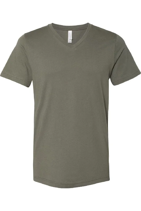 Price Cut BELLA + CANVAS Jersey V-Neck Tee