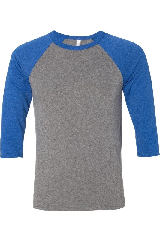 grey/ true royal triblend