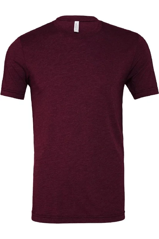 solid maroon triblend